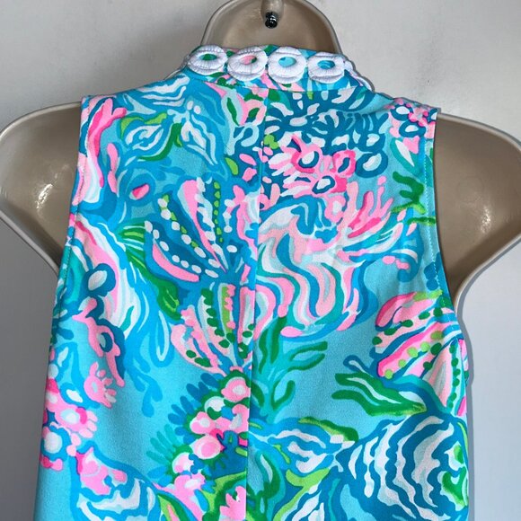 Lilly Pulitzer Jane Sleeveless Shift Dress Size 00 - Picture 4 of 10